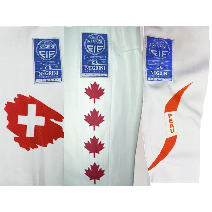 Extra charge for printing NATIONAL COLORS