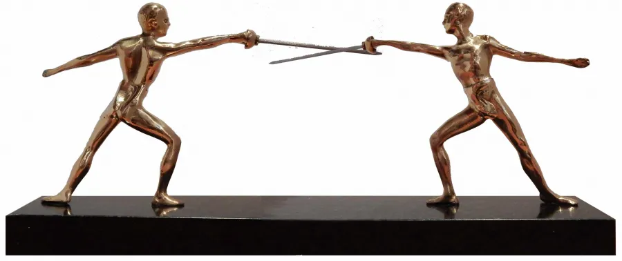 Pair of fencers