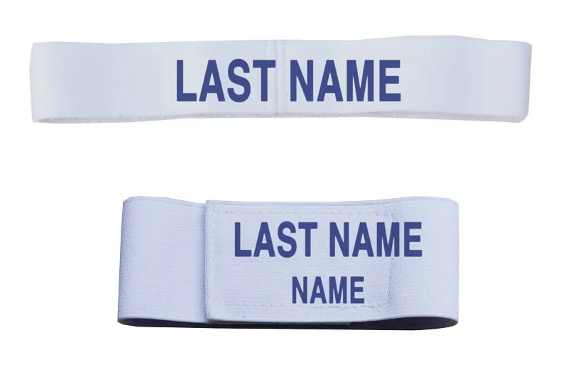 Extra charge for printing NAME on mask band
