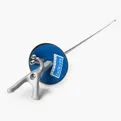 ANATOMICAL ELECTRIC FOIL Normal Steel Blade German Point